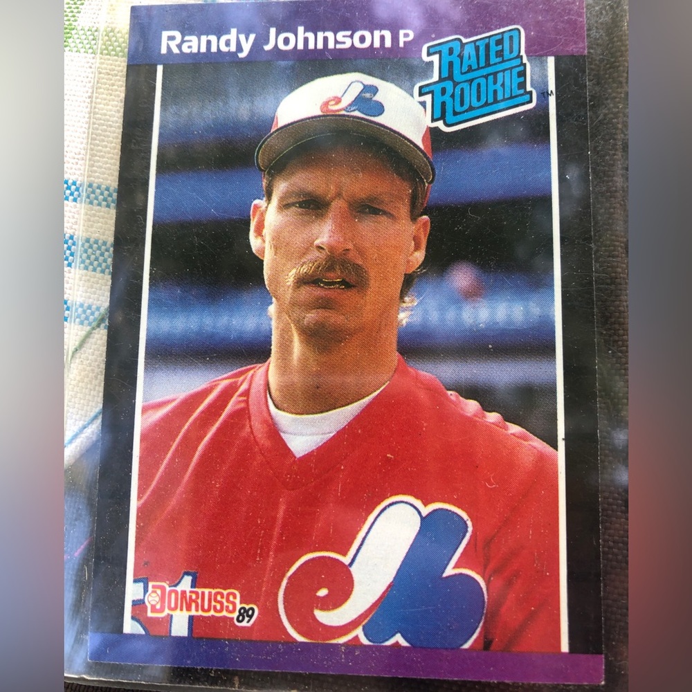 ULTRA RARE triple error Randy Johnson rookie card